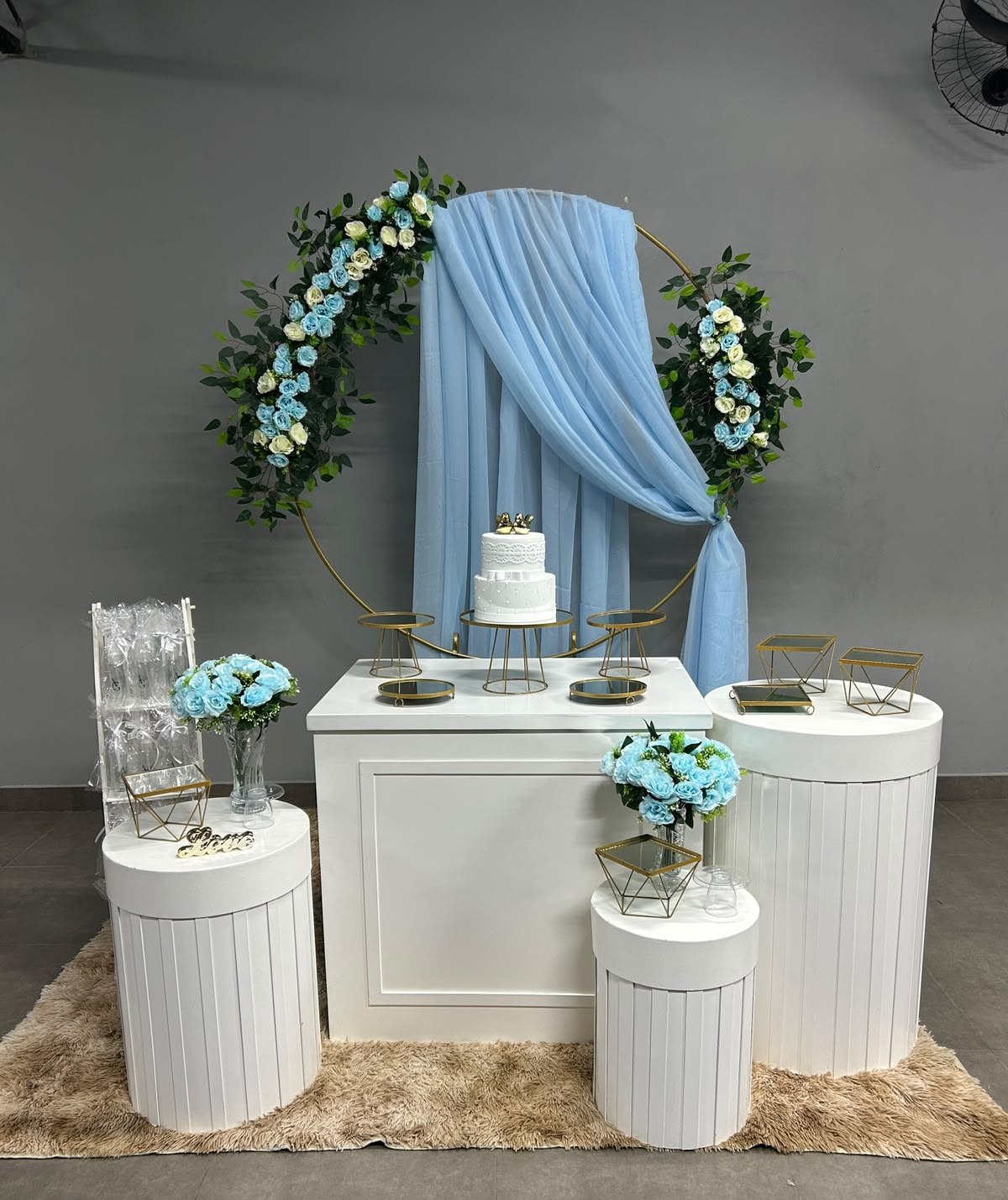 Decoração Casamento Azul