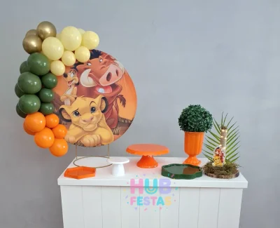 Festa na Mesa Rei Leão